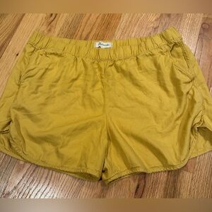Madewell | Mustard Yellow Shorts